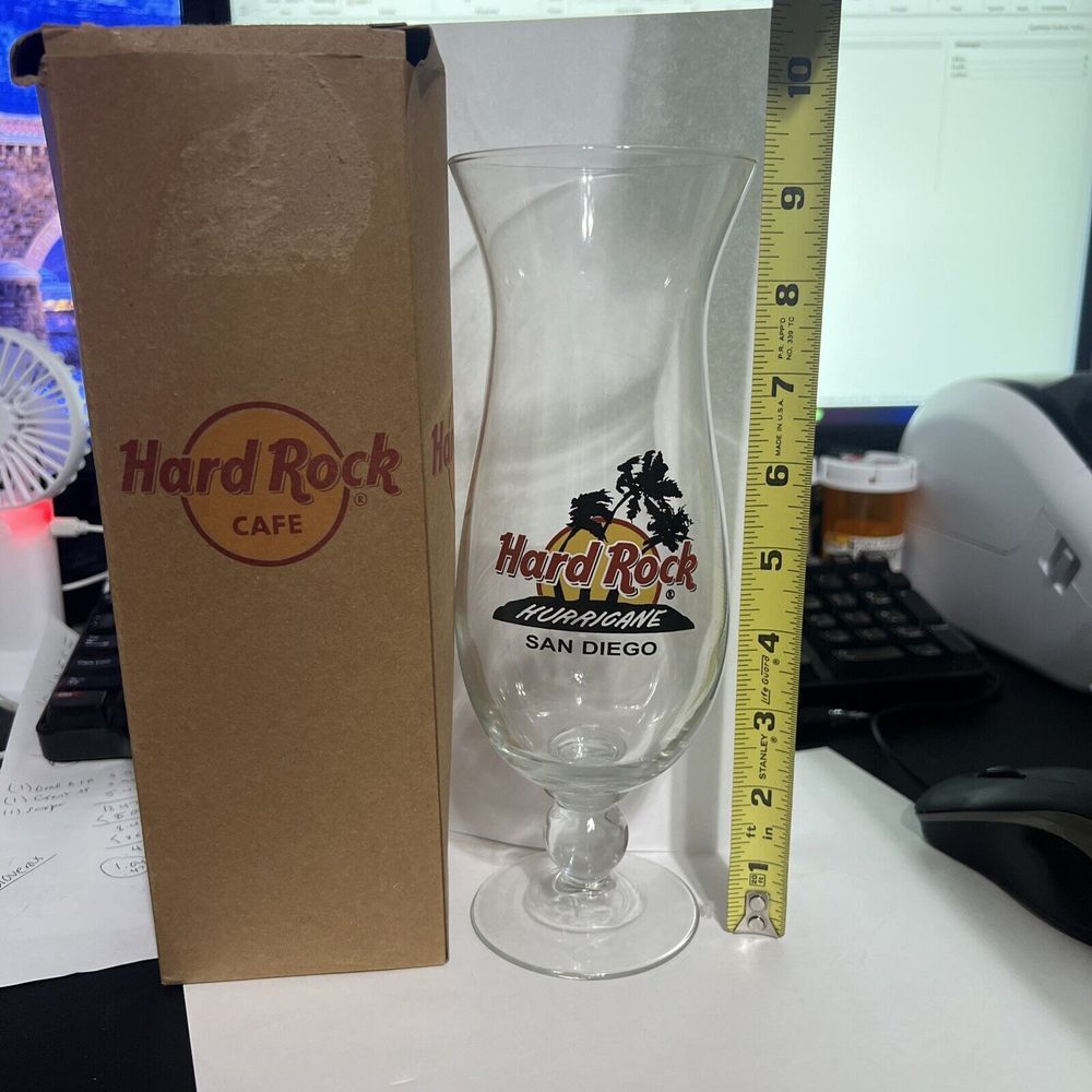 Hard‎ Rock Cafe San Diego Hurricane Glass